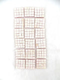BORDÜRE Glasmosaik Rot matt Glas Borde 18 x Quadrate 50 x 50 mm 288 Steine 5 mm