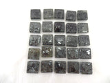 Mosaiksteine Waterdrops Schwarz 650 g 25 x 25 x 10 mm 47 Steine Basteln