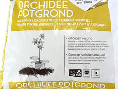 Orchideenerde 5 L Pflanzen kräftige Blumen Nährstoffe Rindenmulch Wachstum
