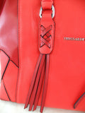 TRUSSARDI - 75B304 ROSSO ROT Schultertasche Handtasche Damentasche
