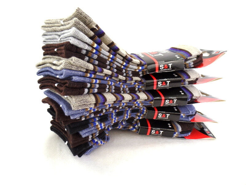 Kinder Sneaker 15 Socken Paar 6 - 8 Sport Füßlinge kurz Jungen S & T