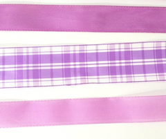 Geschenkband Schleifenband Deko Band Schleifen Bänder 12 x 5 Meter Lilatöne DIY