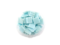 Mosaiksteine 650 g hellblau 20 x 20 x 4 mm 220 Steine Basteln Mosaik