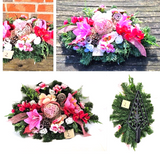 CASA - POADOR GRABSCHMUCK Rosa Exoten künstlich Totensonntag Friedhof