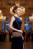 TASCHE BELLA BELLY CLUTCH Coffee Schultertasche Damenhandtasche