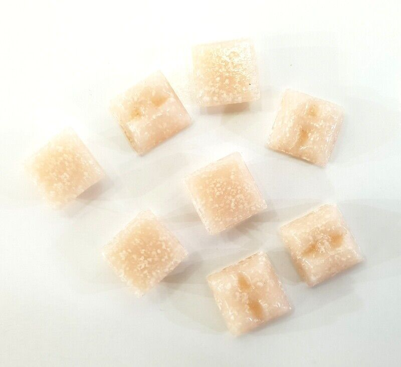Glasmosaiksteine 650 g Lachs mini 10 x 10 mm 900Steine Basteln Mosaik Fliesen
