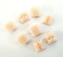 Glasmosaiksteine 650 g Lachs mini 10 x 10 mm 900Steine Basteln Mosaik Fliesen