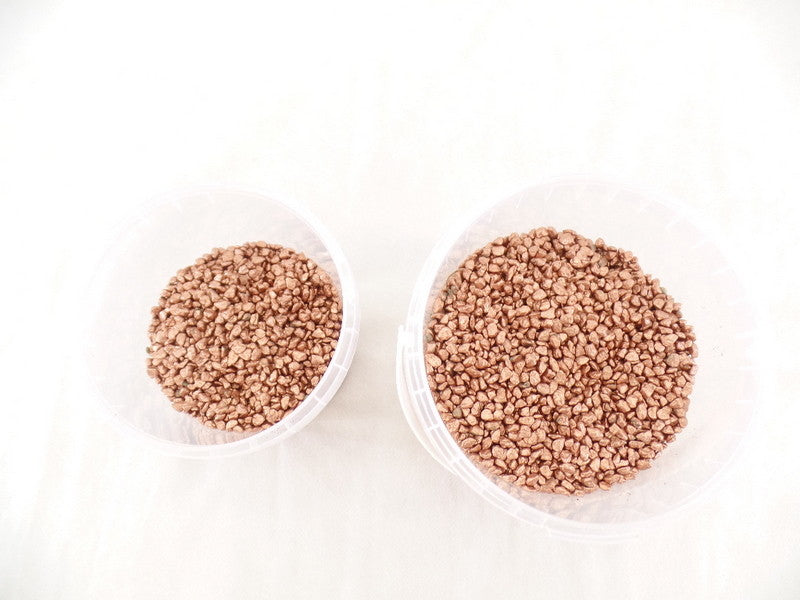 Dekogranulat Kupferfarben 1 x 500 g oder 1 kg Dosen Körnung 2 - 3 mm Deko