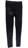 LEGGINGS Damenleggings Thermo Schwarz ohne Naht E & F