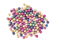 Kugeln Keramik Ton bunt 5 Farben Mix 250 g Basteln Dekoration