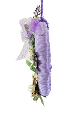 Casa - Poador Kranz Tür/ Wand Kranz künstlich trocken Lila 20cm Deko Geschenk