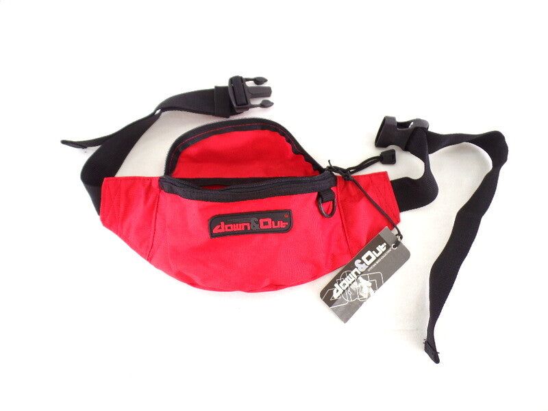 Bauchtasche Gürteltasche Freizeit Hüfttasche Down & Out Rot N - 217