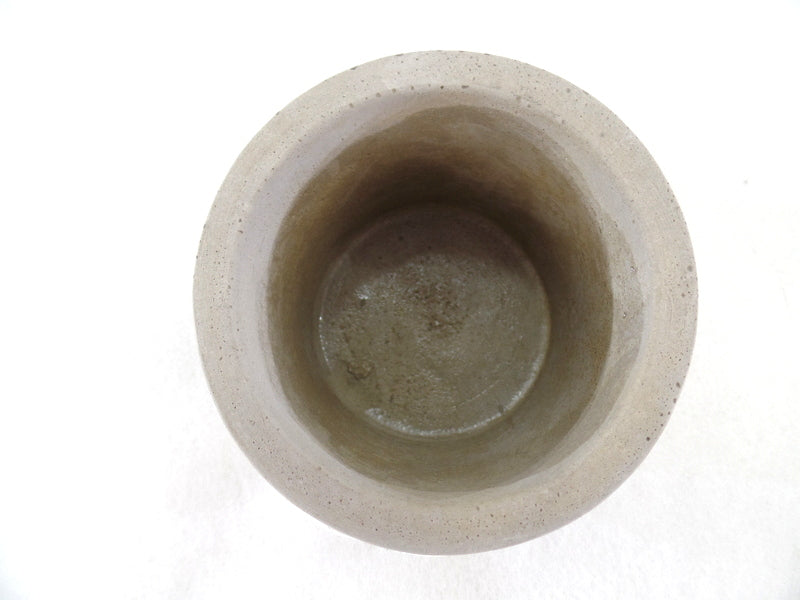 Töpfe Beton grau mit weißem Herz 6 klein 8 cm D. Varianten 3 groß 11 cm D