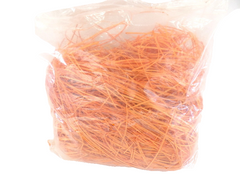 Holzwolle Rattan Orange 250 g gefärbt Trockenmaterial Floristik Dekoration