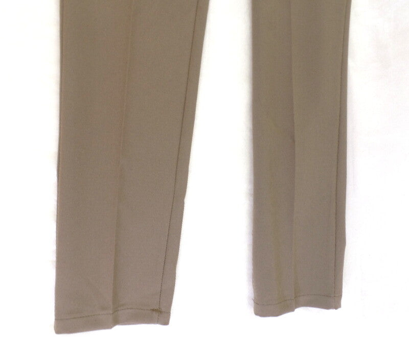 Hose Chic & Mit Kaki Größe M Bundfaltenhose Buisnesshose Italy