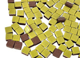 CASA - POADOR MOSAIKSTEINE  Lime gelb grün matt mini Tüte Basten DIY