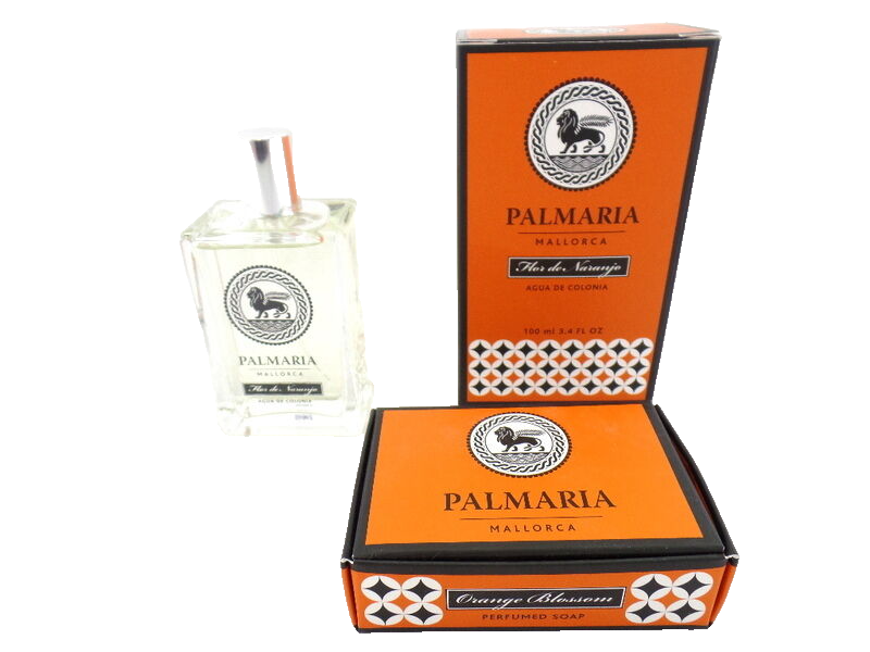 Palmeria Eau de Cologne 100 ml Orange Blossom & 150 g Seife Mallorca Geschenk