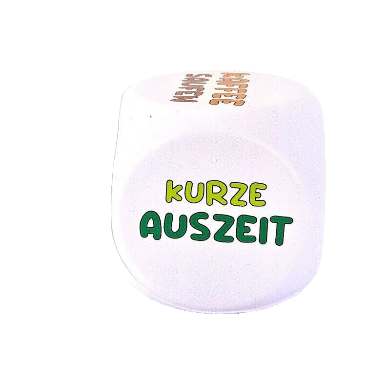 Anti Stress Würfel - Stresswürfel 6 Lustigen Sprüchen Zum Stressabbau Geschenk