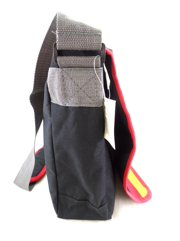 Schultertasche Messenger - Bag Umhängetasche Druck Deutschland Schwarz Rot Gold