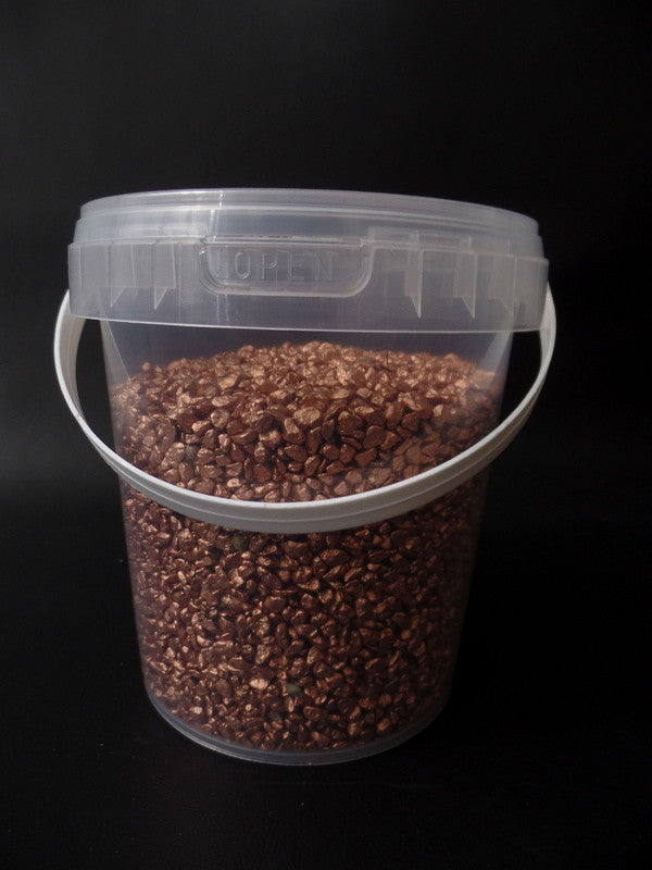 Dekogranulat Kupferfarben 1 x 500 g oder 1 kg Dosen Körnung 2 - 3 mm Deko