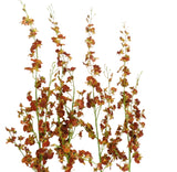 CASA - POADOR ORCHIDEEN künstlich Blumen Braun Rost 4 Zweige 100 cm Dekoration