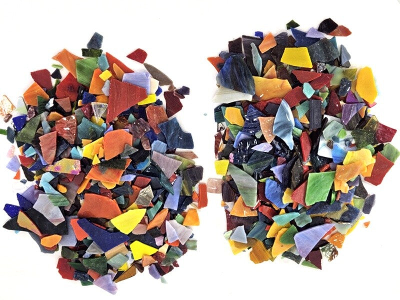 Casa-Poador Glasmosaik Mosaiksteine Bunt Bruchglas Tiffany Mix Diy Glas