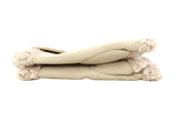 HANDSCHUHE FINGERLOS Creme / Beige S / M Kunstleder Kunstfell Natural Spirit