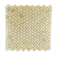Mosaik Matte Lachs Rose Waterdrops Steine glatt Bubble 30 x 29,5 cm Basteln DIY