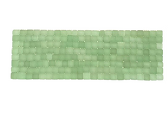 Mosaiksteine Mix hellgrün matt Borde 1 Streifen unregelmäßig Glas DIYBasteln