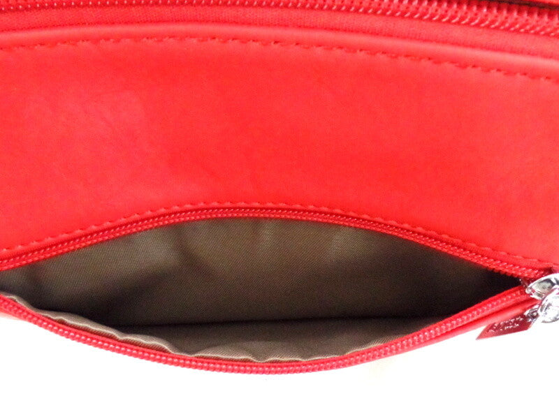 Tasche Damen Eternel Clutch Rot Straß Stern Schultertasche Damenhandtasche