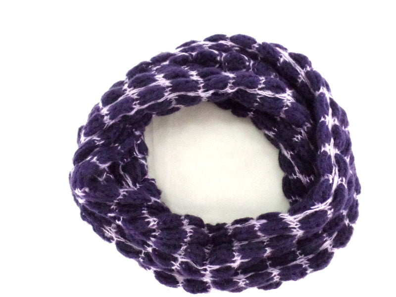 Schal Loop Wickelschal in 3 Farbvarianten Rot, Lila, Grün wählbar