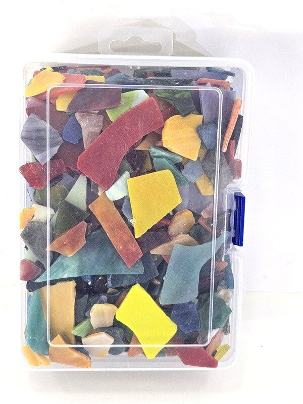 Casa-Poador Glasmosaik Mosaiksteine Bunt Bruchglas Tiffany Mix Diy Glas