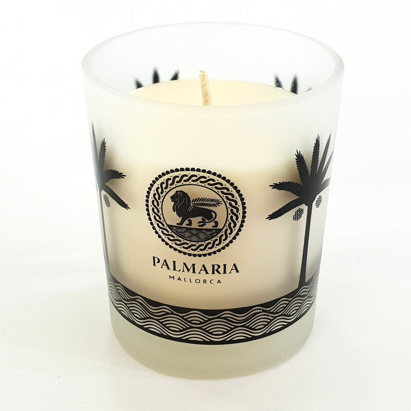 Geschenk Palmaria Mallorca Duftkerze 130 g Glas Flor de Naranjo Orange