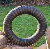 CASA - POADOR STROHKRANZ Ø 100 cm Strohring Strohrömer Rohling mit Vlies