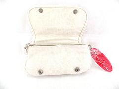 Axel David Tasche Creme Beige Schultertasche Magnetverschluss Henkel