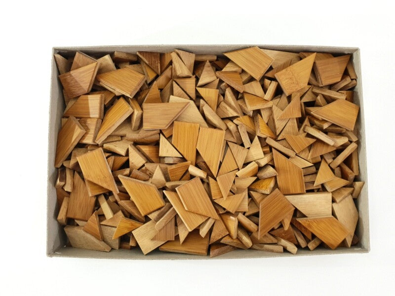 Bastelholz Dreiecke 500 g Spielen Bastel Verzieren Dekorieren Legespiele Holz