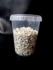 Steine Granulat Dekogranulat 1 x 400 g Weiß Creme 8 - 10 mm Körnung Tischdeko
