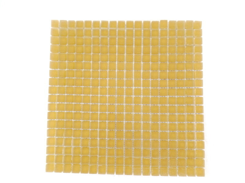 Ressalossa Glasmosaik Fliesen beige matt Matte 30 x 30 cm 324 Steine