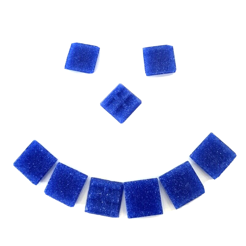 Mosaiksteine 650 g Midnight Blue Blau 20 x 20 mm 220 Steine Basteln Mosaik Glas
