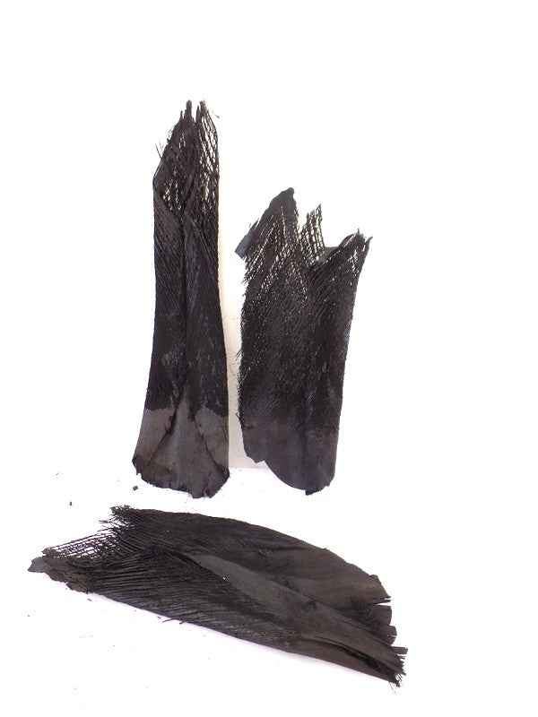 Trockenblumen Palmfaser grob Schwarz gefärbt 400 gr. Deko