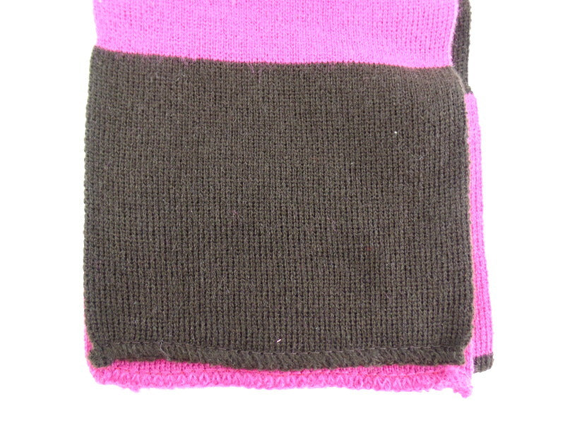 2 er Set Schal & Mütze Pink Lila Pink Braun gestreift Varianten