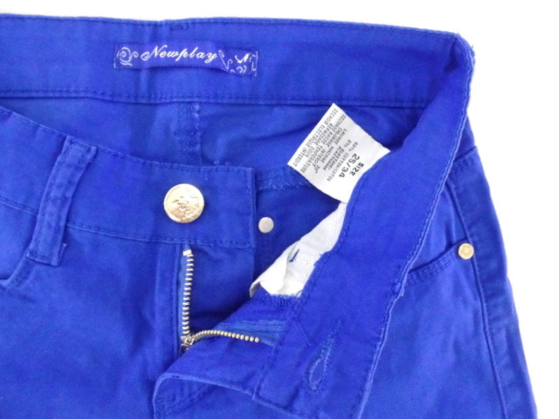 Damenshorts Hotpants Blau New Play Größen Varianten 34 - 38 wählbar Hot Sommer
