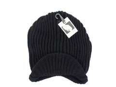 Mütze Beanie Strick Schirmmütze Schwarz 100% Polyacryl Highlight Company