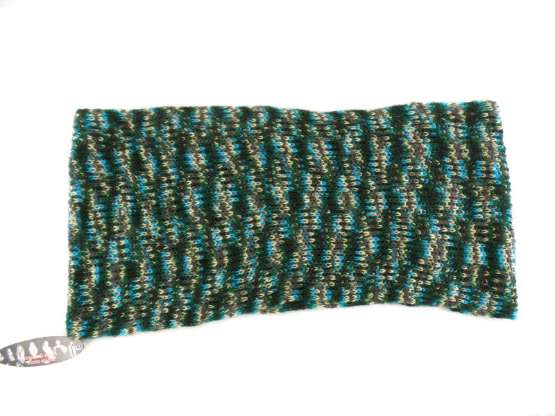 Schal Rundschal Blau Grau Grün Loop Wickelschal gestrickt Tricote Main