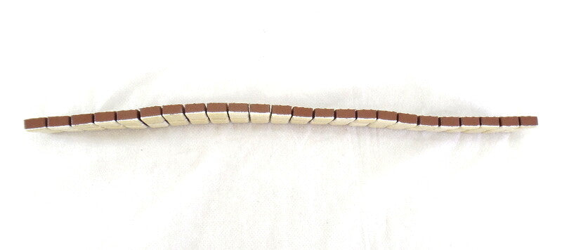 Casa-Poador Mosaiksteine Bordüre Creme Borde 30 cm Lang 48 Steine