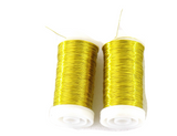 DECOLACKDRAHT 2 SPULEN je 0,30 mm 100 g ca. 160 m goldfarbener Draht