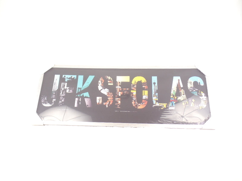 Michael Tarin Wandbild JFK SFO LAS Rahmenbild Kunstd. ca.98 x 36 x 2 cm