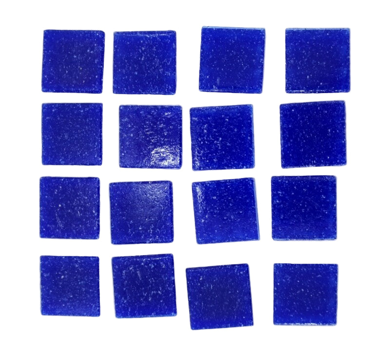 Glasmosaik Mosaiksteine 650g blau Navy 20 x 20 x 4 mm 220 Steine Basteln Mosaik
