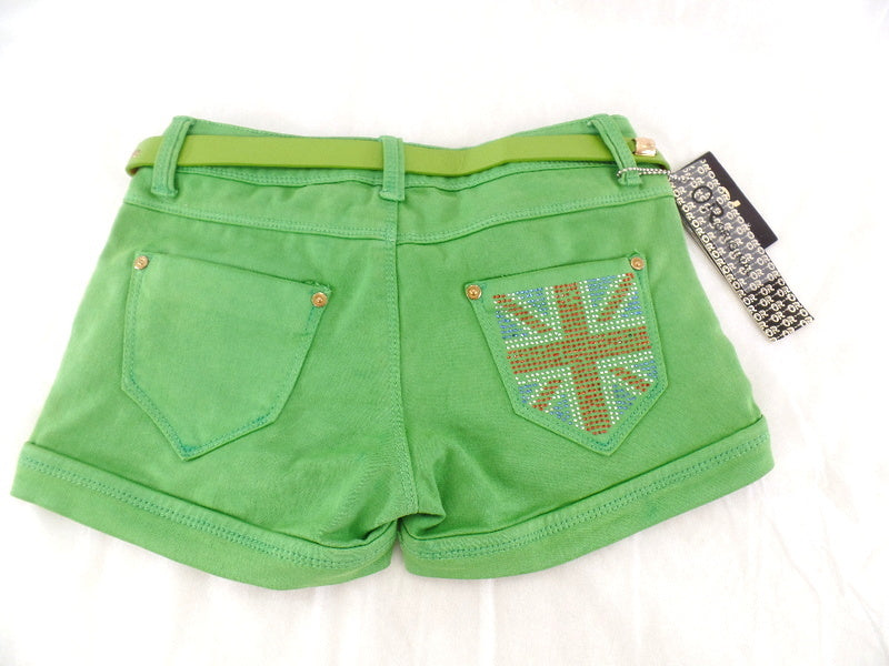 Damenshorts Hotpants Jeans Denim Größe 34 Grün OR