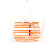 DAMENTASCHE PIERRE CARDIN - By12_14474 _Arancio Weiß Orange Shopper Dame